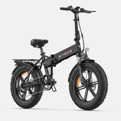 EP-2 Pro: 250W Legal Folding Electric Bike with 20*4.0 Tires and Up to 100KM Range 